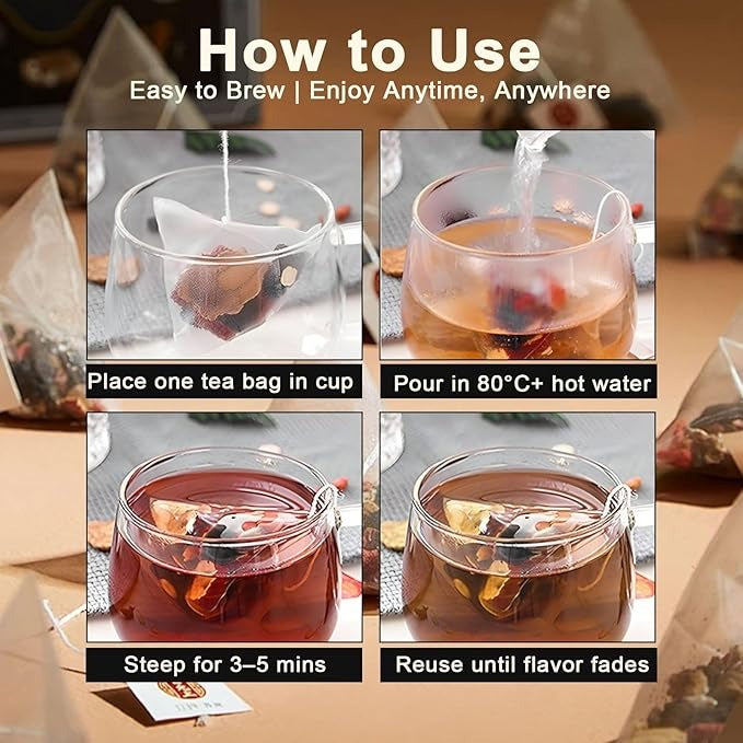 Boost Your Energy, Balance Your Body – Naturally! ✨ Ginseng 5 Treasure Herbal Tea